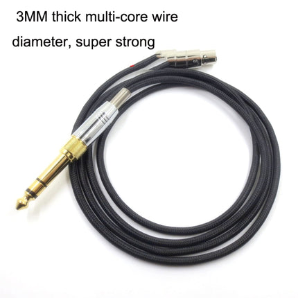 1.2m For K240 / K141 / K271 / K702 / Q701 / K712 Headphone Cable Mini Cartoon Head Upgrade Line(Black)-garmade.com