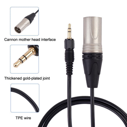 For Sony D11 / D21 / P03B Wireless Bee Microphone Pocket Camera Connection Cable, Length: 60cm(Black)-garmade.com
