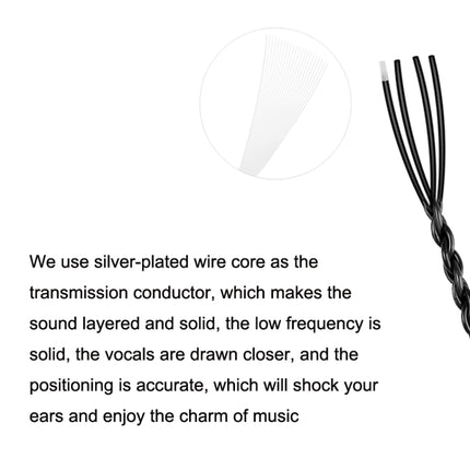 For SE215 / SE315 / SE425 / SE535 / SE846 Headphone Cable With Microphone Upgrade Cable-garmade.com