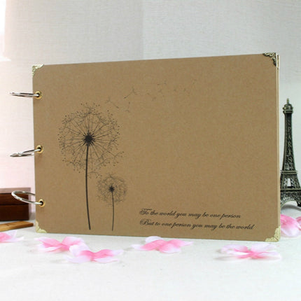 Bronzing Albums Couples Album Creative Paste-style Album Manual Thin(Dandelion)-garmade.com