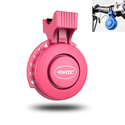 Twooc T-002 120dB Bicycle Scooter Accessories Equipped Electric Bell USB Charging Horn(Pink)-garmade.com