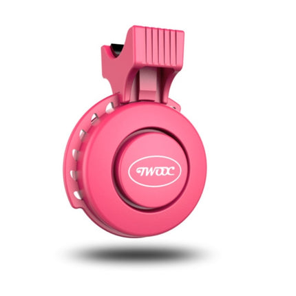 Twooc T-002 120dB Bicycle Scooter Accessories Equipped Electric Bell USB Charging Horn(Pink)-garmade.com