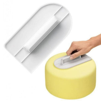 2 PCS Cake Smoother Polisher Tools Cake Decorating Tools Smoother Fondant Sugarcraft Silicone Mold DIY Kitchen Bake Tool-garmade.com