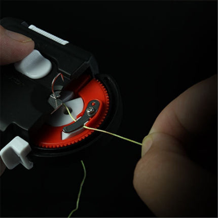 LINHU Automatic Hooking Device Multifunctional Hooking Device Electric Knotting Device, Style:Long Handle(Red)-garmade.com