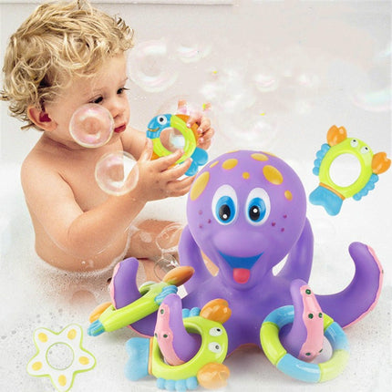 Octopus Throwing Circle Small Octopus Children Bathing Water Toy-garmade.com