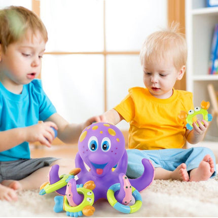 Octopus Throwing Circle Small Octopus Children Bathing Water Toy-garmade.com