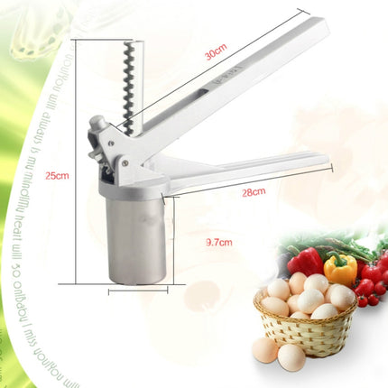 Household Stainless Steel Pasta Machine Small Manual Pasta Machine Multi-function Noodle Machine, Style:Noodle Machine + 7 PCS Mould-garmade.com