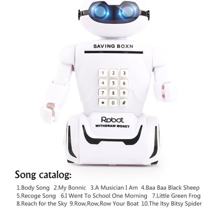 Creative Music Password Multifunctional ATM Desk Lamp Robot Piggy Bank-garmade.com