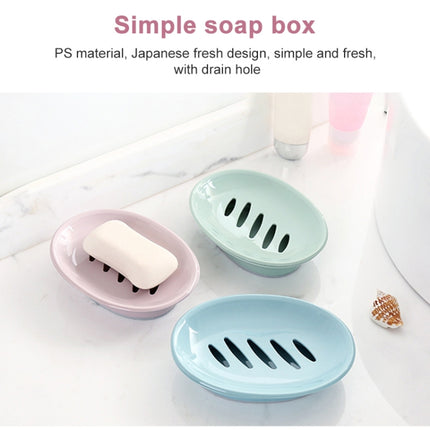 Double Lattice Home Bathroom Soap Dish Box Case Holder Container(Pink)-garmade.com