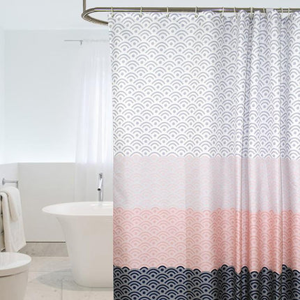 Geometric Shower Curtain Waterproof Bath Bathroom Curtain, Size:With 150 x Height 200cm-garmade.com