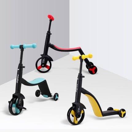 nadle FoldableThree-wheeled Three-mode Balance Bicycle Child Scooter(Red)-garmade.com