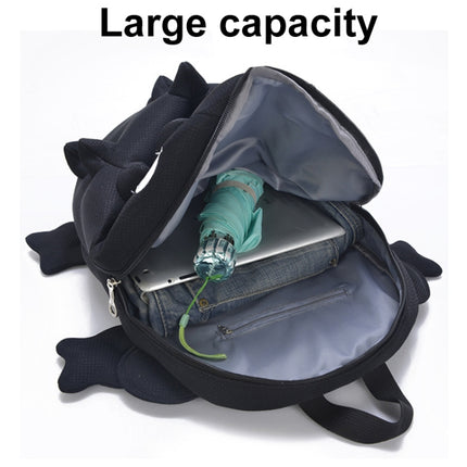 3D Animal Backpack Dinosaur Shape Cartoon School Bags Teenager Schoolbag(Black)-garmade.com
