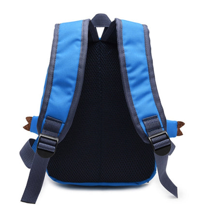 Kids Schoolbag Cartoon Dinosaur Kindergarten Backpack(Blue)-garmade.com