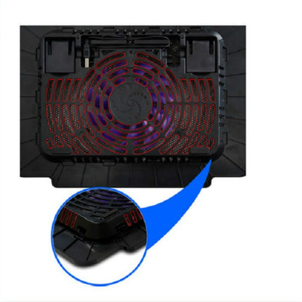 COOLCOLD K16 Laptop Radiator Mute Cooling Adjustment Bracket-garmade.com