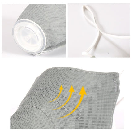 3 PCS Dog Dust And Haze Respirator Mask Pet Protective Mouth Cover, Specification:S(Gray)-garmade.com