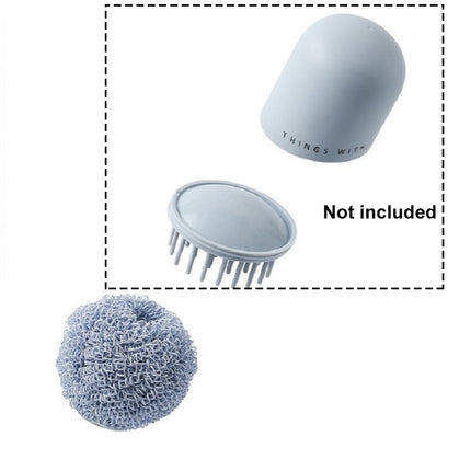 4 PCS / Set Polyester Cleaning Brush Pot Brush Replacement Heads-garmade.com