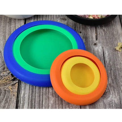 3 Sets 4 in 1 Silicone Fresh-Keeping Cover Set Multifunctional Fruit And Vegetable Sealable Stretchable Silicone Bowl Cover Random Color Delivery-garmade.com