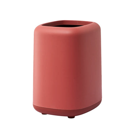 Household Kitchen Office Double-layer Trash Can(Red)-garmade.com