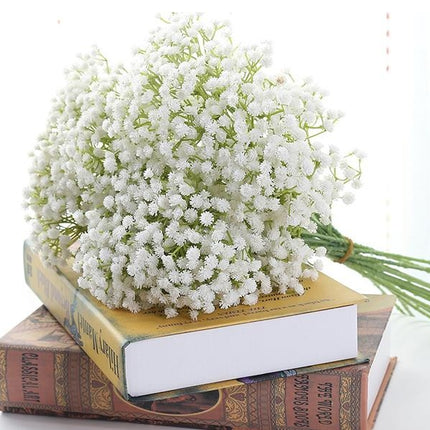 Rustic Artificial Decor Home Table Wedding Flower Plastic Gypsophila Babysbreath-garmade.com