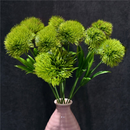 10 PCS Artificial Flowers Dandelion Plastic Flower Wedding Home Valentine Decoration(Green)-garmade.com