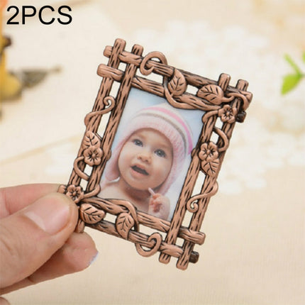 2 PCS Creative Metal Vintage Photo Frame(Fence)-garmade.com