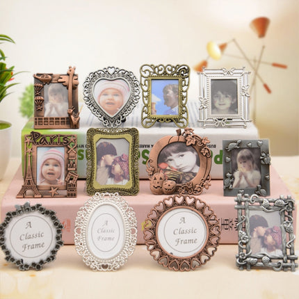 2 PCS Creative Metal Vintage Photo Frame(Fence)-garmade.com