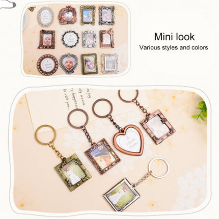 2 PCS Creative Metal Vintage Photo Frame(Butterfly Round)-garmade.com