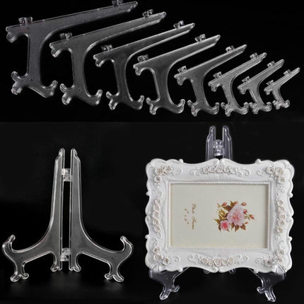 10 PCS Plastic High Transparent Frame Holder, Size:10 inch-garmade.com