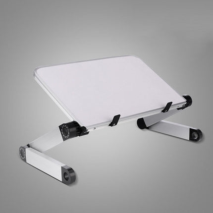 Universal 360 Degree Adjustment Folding Aluminum Alloy Laptop Stand(White)-garmade.com