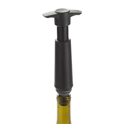 Red Wine Vacuum Pump Freshener Silicone Wine Stopper Set, Specification:Black Pump 2 Stoppers (OPP Bag)-garmade.com