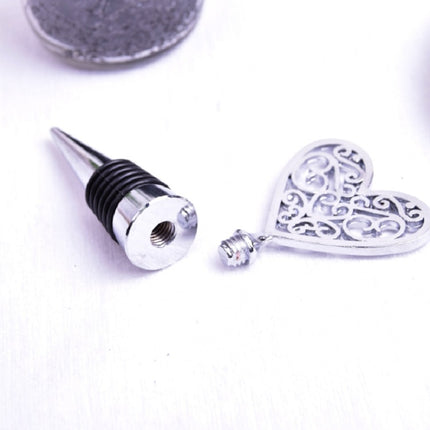 Metal Special Shape Wine Stopper(Pure Heart)-garmade.com