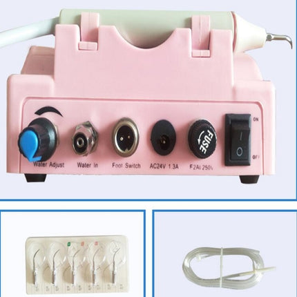 Ultrasonic Dental Washing Machine for Pet Dog Teeth Stone Remover, Plug Specifications:CN Plug(Pink)-garmade.com