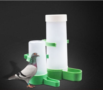 10 PCS Practical Birds Feeding Equipment Parrot Bird Drinker Watering Feeder with Clip(S)-garmade.com