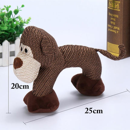 3 PCS BU812 Dog Chew Toys Bite Resistant Dog Squeaky Interactive Pets Supplies(Elephant)-garmade.com