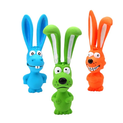 5 PCS PT027 Dogs Puppy Screaming Rubber Toy Squeaker Chew Training Products(Green)-garmade.com