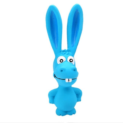 5 PCS PT027 Dogs Puppy Screaming Rubber Toy Squeaker Chew Training Products(Blue)-garmade.com
