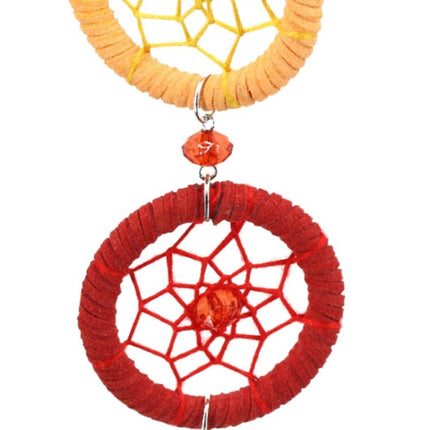 Creative Hand-Woven Crafts Colorful Small Ring Series Dream Catcher Home Car Wall Hanging Decoration-garmade.com