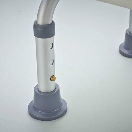 Lightweight Non-slip Mat Shower Stool Safety Step Stool(Gray)-garmade.com