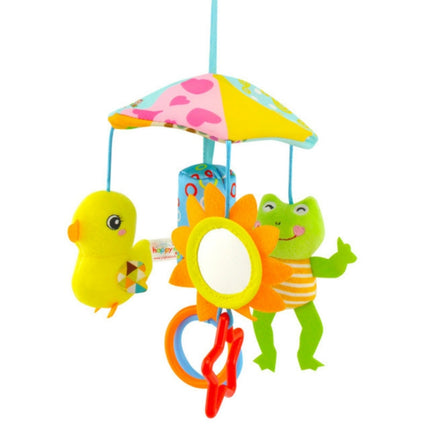 Baby Toy Cartoon Cute Animal Stroller Parachute Pendant(Duck Frog)-garmade.com