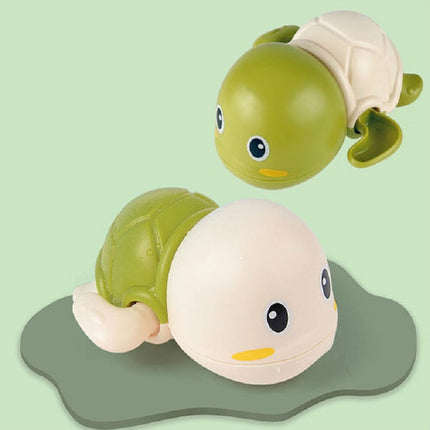 3 PCS Children Summer Bathroom Splashing Cartoon Turtle Toy(Green)-garmade.com