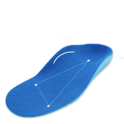 PU Breathable Children Flat Feet Eight-foot Orthopedic Insoles, Size:30-32(20.6cm)-garmade.com