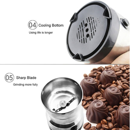 Multi-functional Coffee Grinder Stainless Electric Bean Grinder Herbal Medicine Grinding Machine, UK Plug-garmade.com