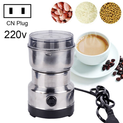 Multi-functional Coffee Grinder Stainless Electric Bean Grinder Herbal Medicine Grinding Machine, CN Plug-garmade.com
