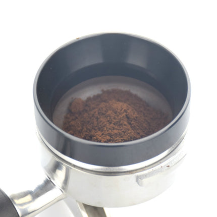 Coffee Machine Powder Picker Powder Ring Anti-flying Powder Quantitative Ring Espresso 58mm without Magnetic Machine Accessories, Specification:58mm(Silver)-garmade.com