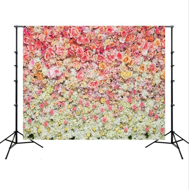 2.1m x 1.5m Rose Wall Wedding Party Photo Photography Background Cloth-garmade.com