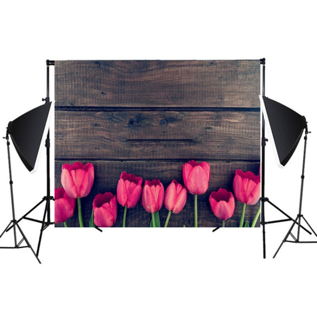 1.25m x 0.8m Imitation Wood Grain Board Gourmet 3D Photo Photography Background Cloth(MB6)-garmade.com