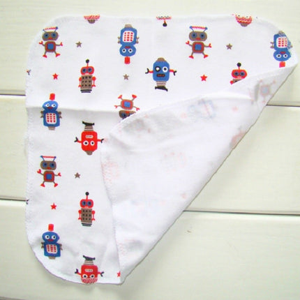 8 PCS/LOT Cotton Newborn Baby Towels Saliva Towel Baby Boys Girls Nursing Towel Handkerchief(Boys Color)-garmade.com