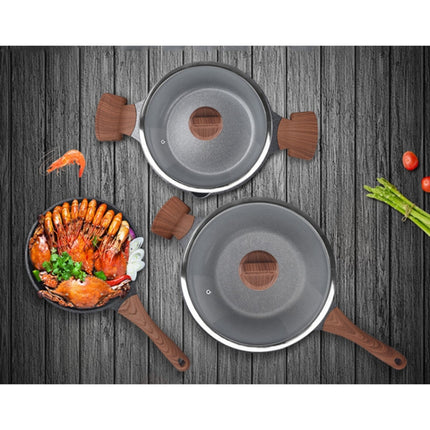 Yetele Maifan Stone Non-Fume Non-Stick Frying Pan Suitable for Induction Cooker Gas Range(24cm Stockpot)-garmade.com