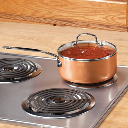 Non-stick Copper Ceramic Coating Cooking Pot, Style:Without Cover-garmade.com