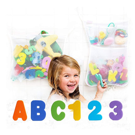 36pcs/Set Alphanumeric Letter Puzzle Baby Bath Toys Soft EVA Kids Baby Water Toys for Bathroom Early Educational Suction Up Toy-garmade.com